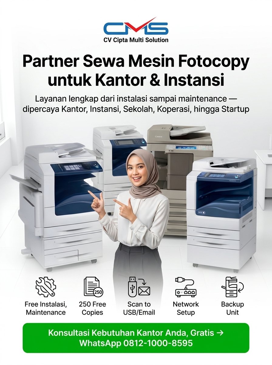 Pusat Sewa Mesin Fotocopy Banner
